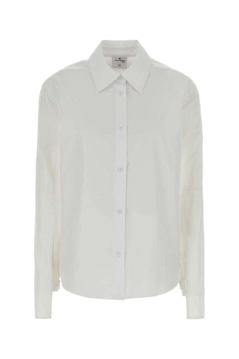 white poplin shirt by Selfnex