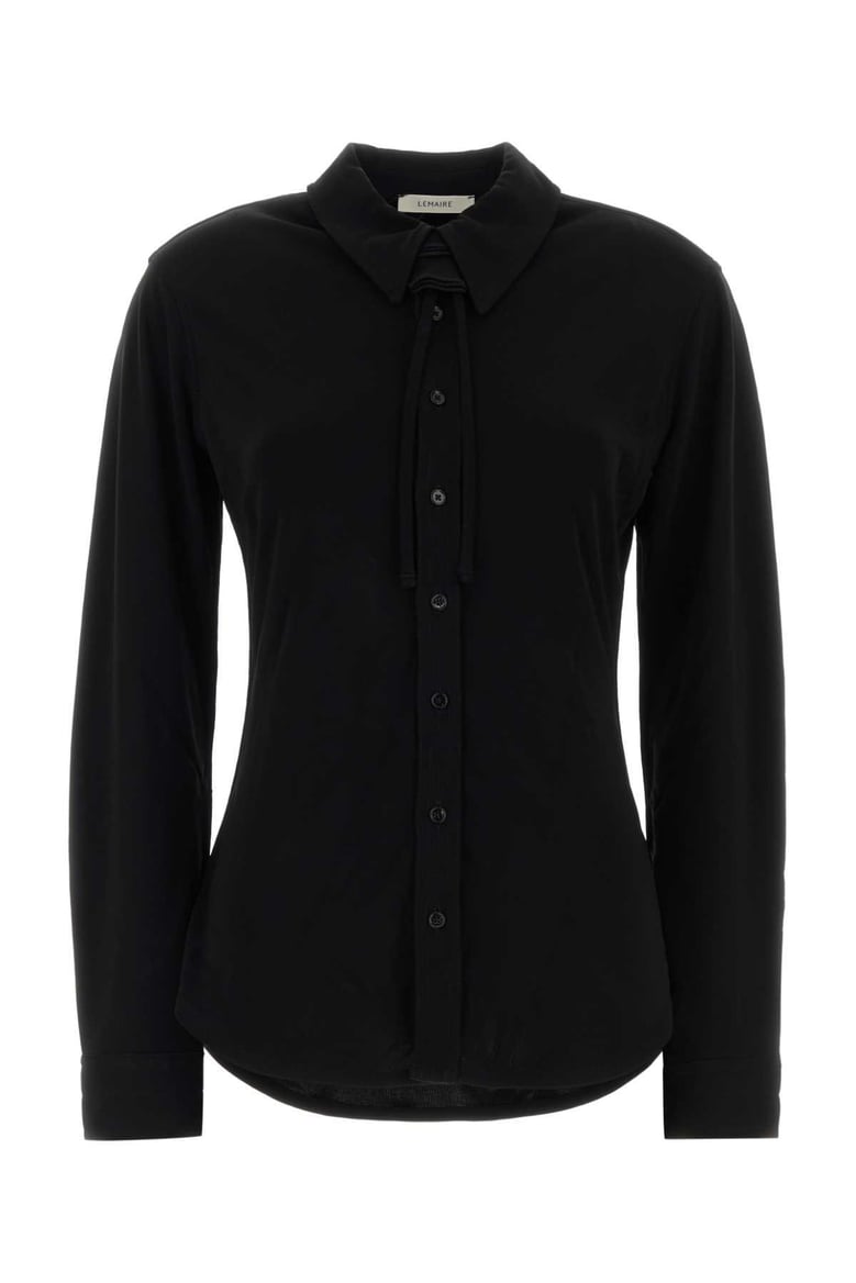 black viscose shirt by Selfnex