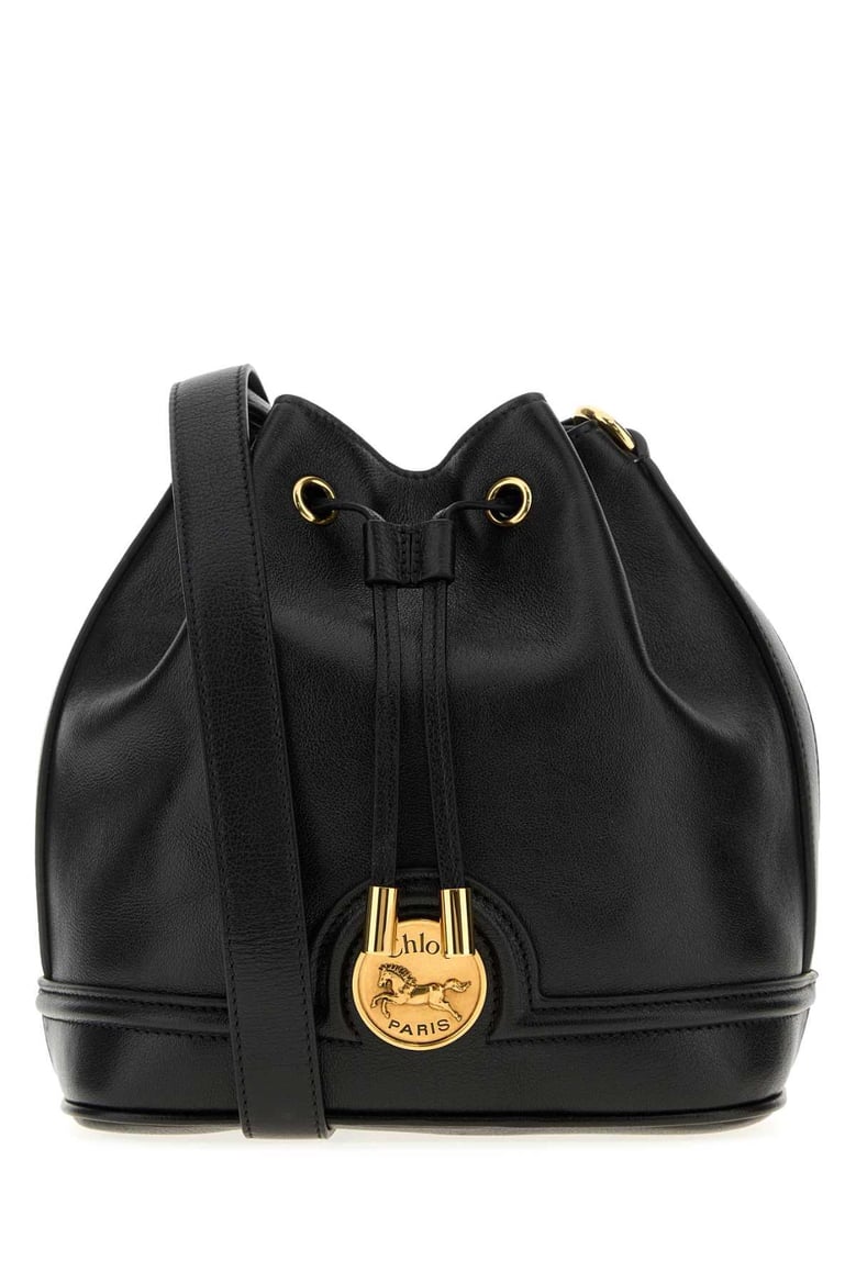 bucket bag in leather by Selfnex