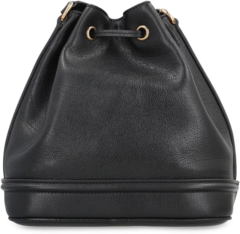 bucket bag in leather by Selfnex