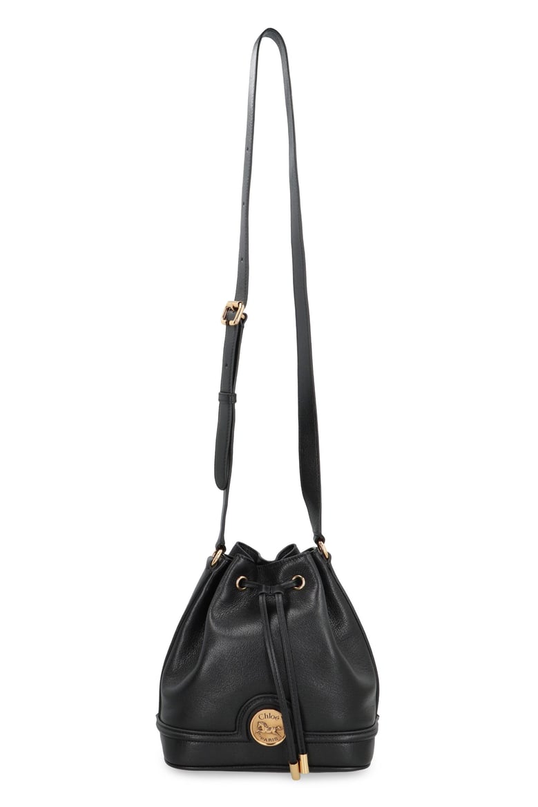 bucket bag in leather by Selfnex