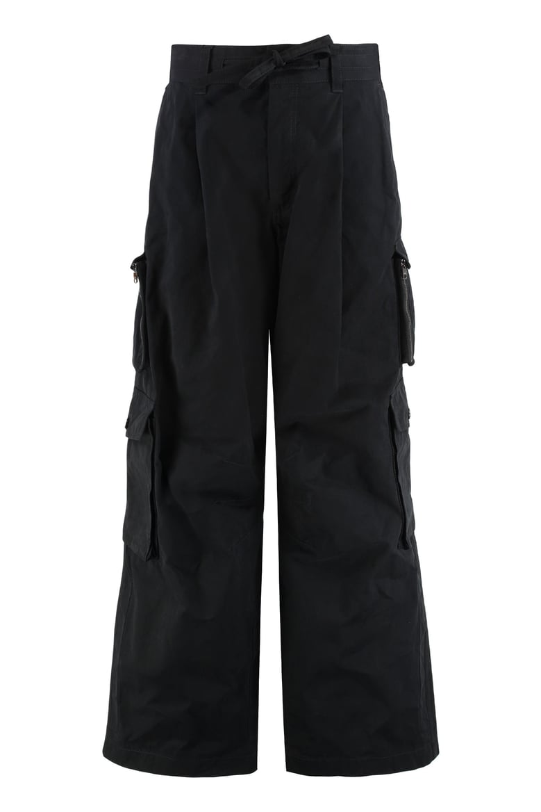 cargo pants in faille by Selfnex