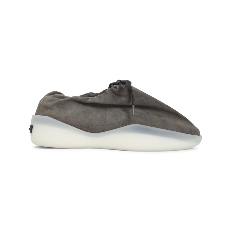beige suede aerobic low sneakers by Selfnex