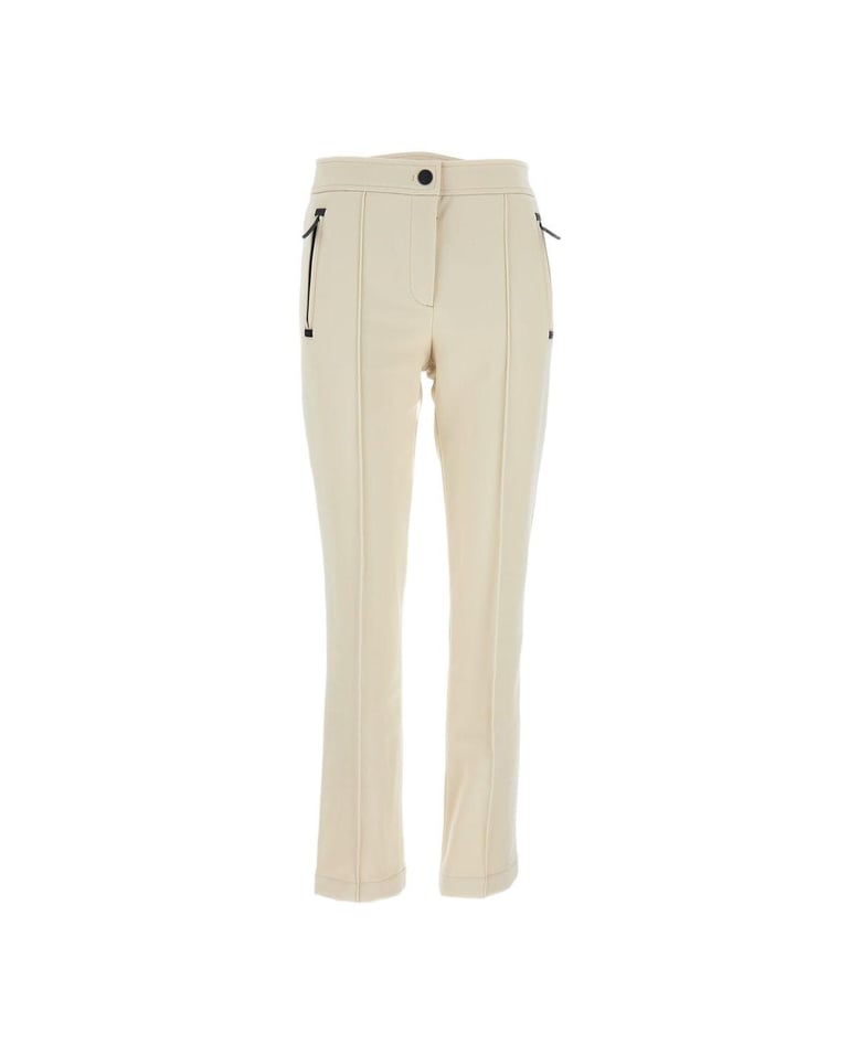 ivory slim trousers in goretex by Selfnex