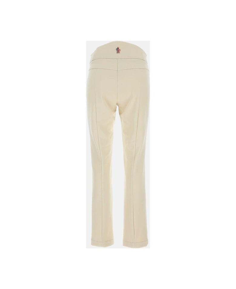 ivory slim trousers in goretex by Selfnex