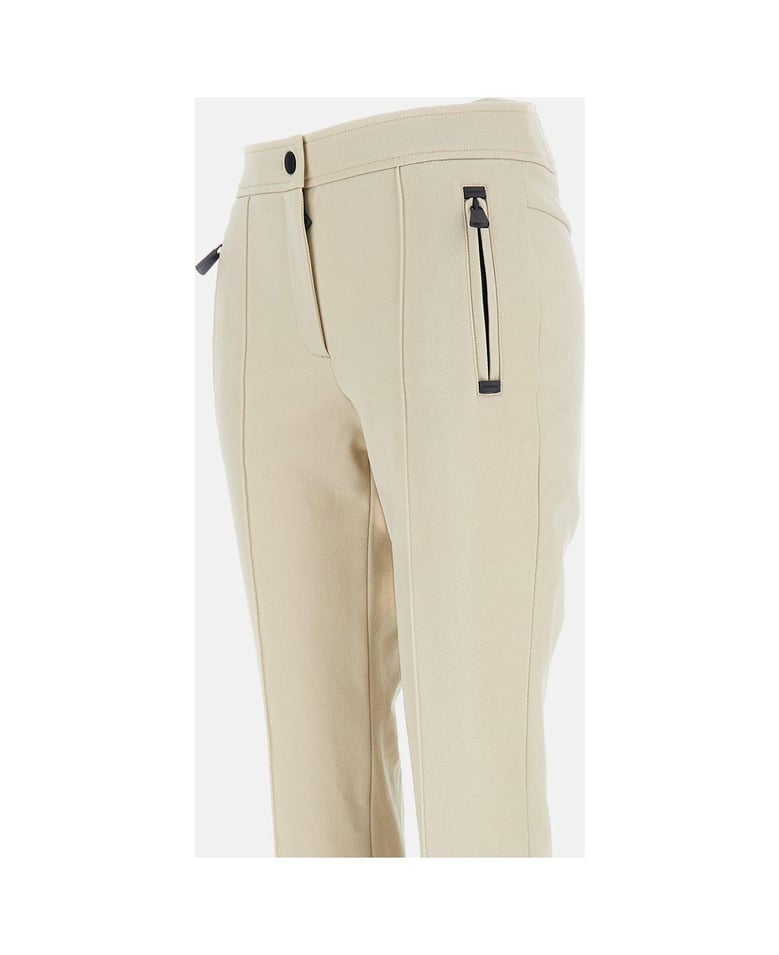 ivory slim trousers in goretex by Selfnex