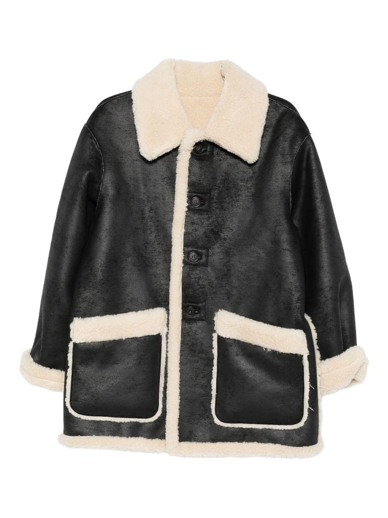 faux leather jacket by Selfnex