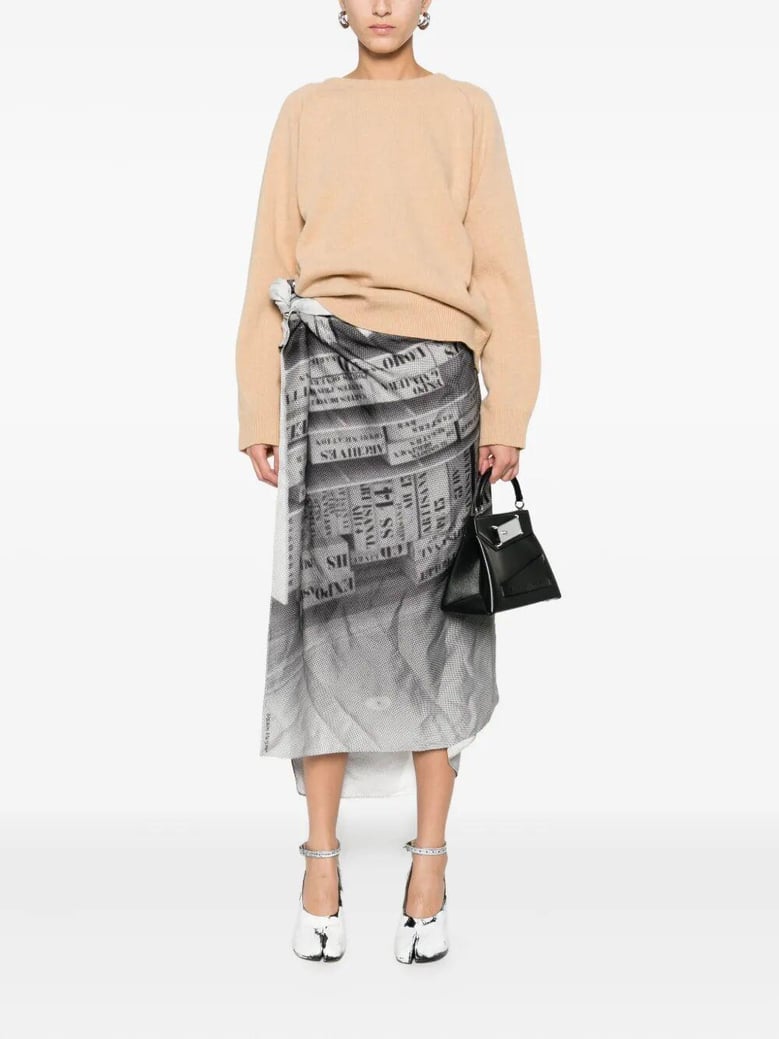 wool crewneck sweater by Selfnex