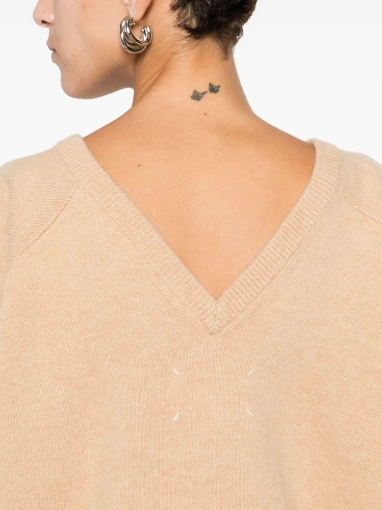 wool crewneck sweater by Selfnex