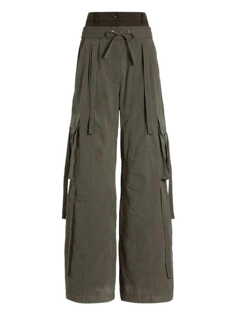 waxed faille pants by Selfnex