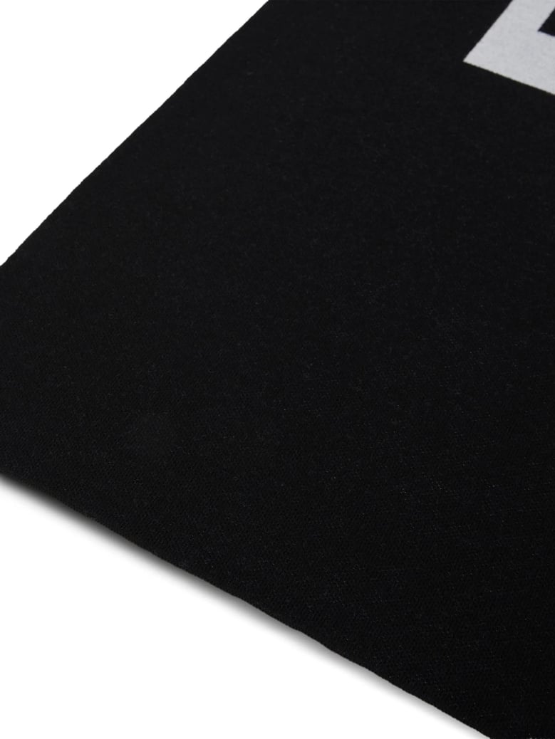 black wool blend scarf by Selfnex