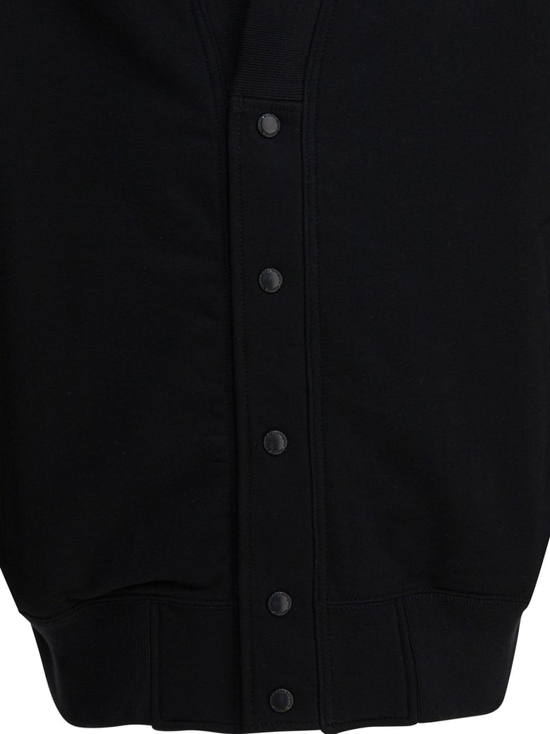 black cotton blend knitwear by Selfnex