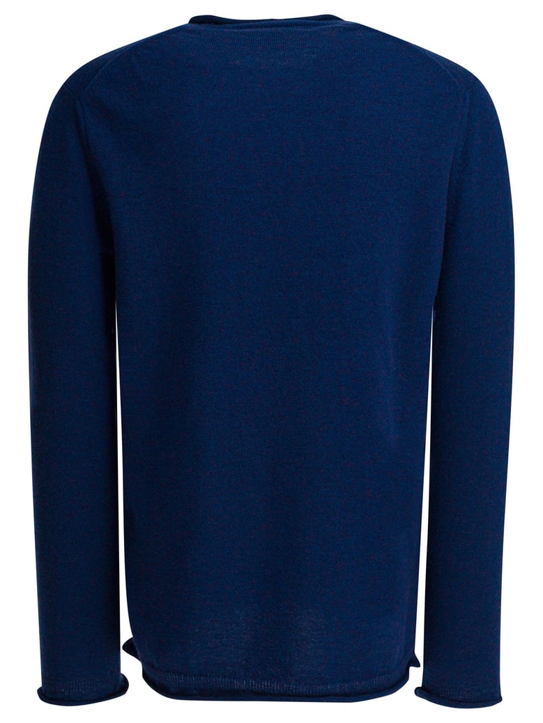 blue wool knitwear by Selfnex