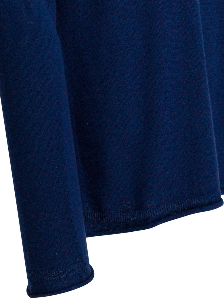 blue wool knitwear by Selfnex
