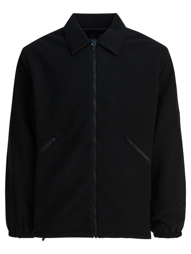 black polyester jacket by Selfnex