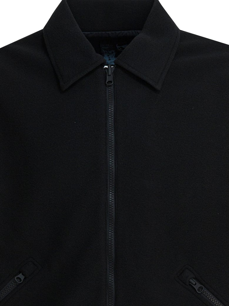 black polyester jacket by Selfnex