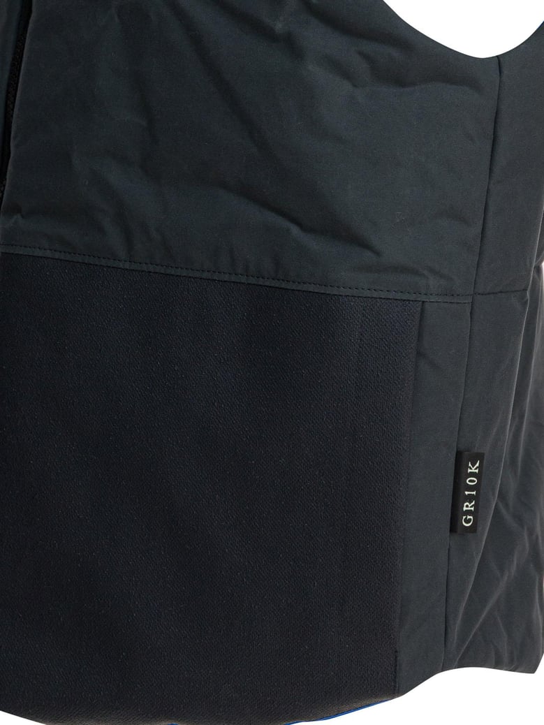 grey cotton padded jacket by Selfnex