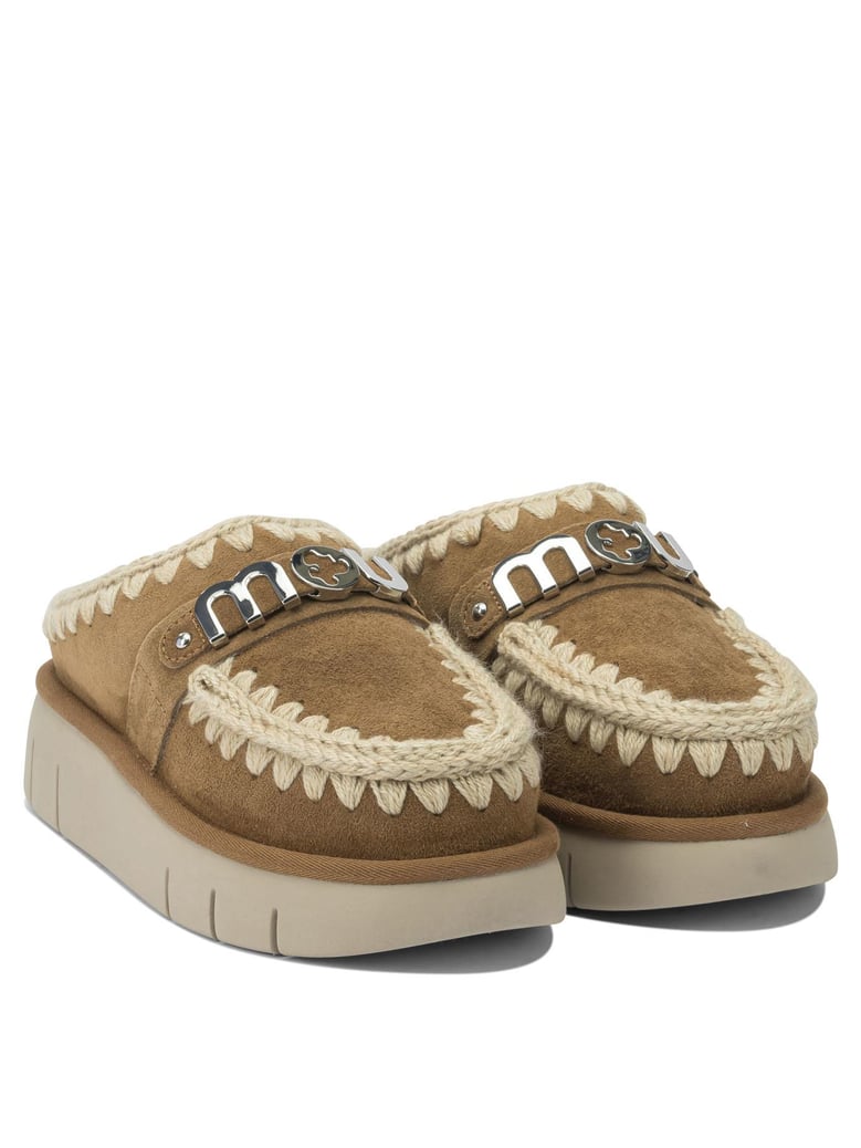 brown sheepskin slippers by Selfnex
