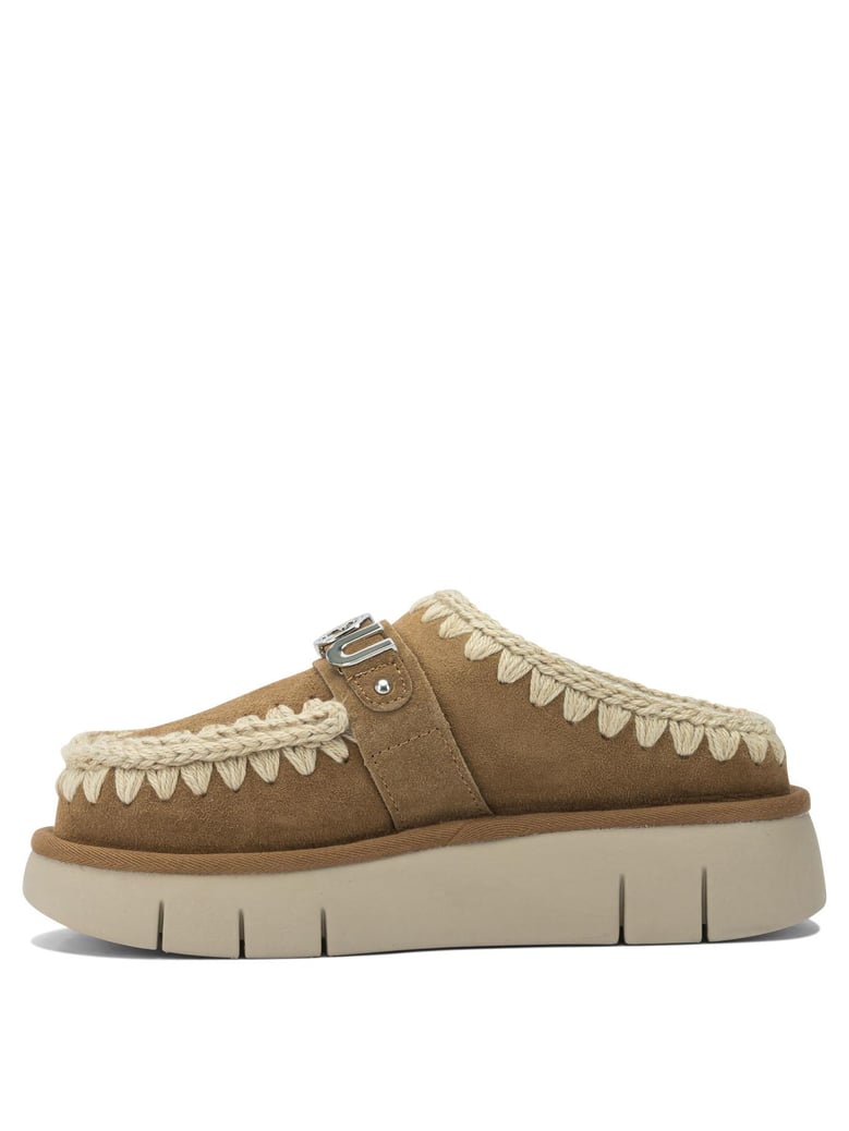 brown sheepskin slippers by Selfnex