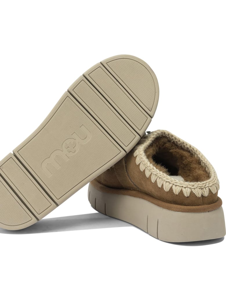 brown sheepskin slippers by Selfnex