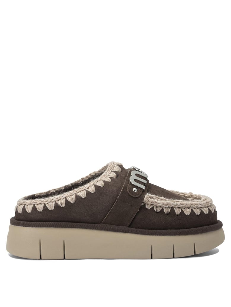mocha sheepskin slippers by Selfnex