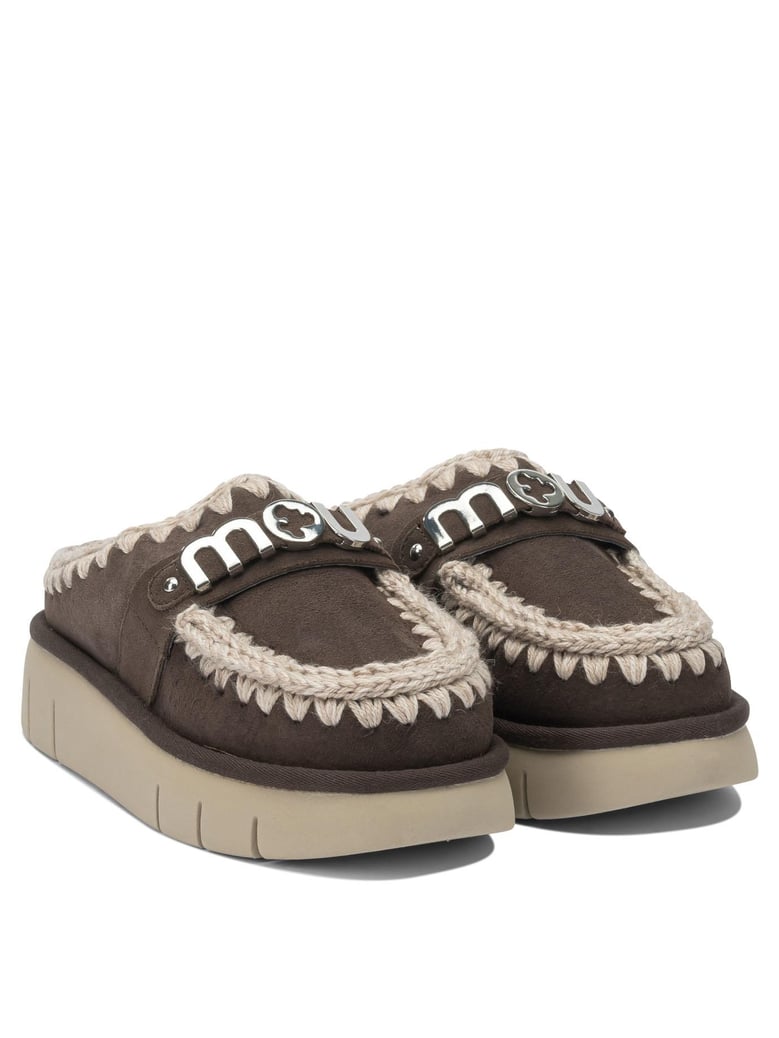 mocha sheepskin slippers by Selfnex