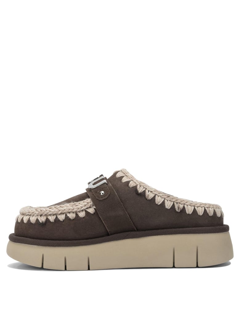 mocha sheepskin slippers by Selfnex