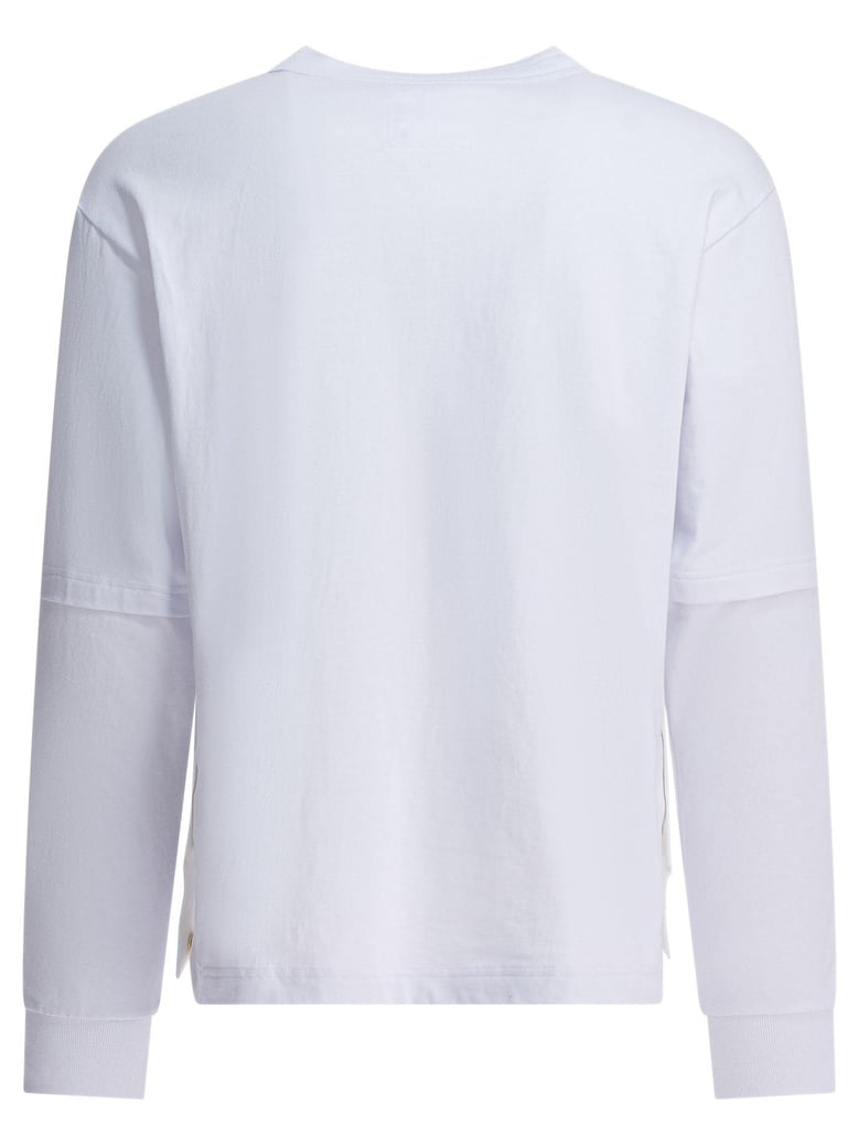 white cotton t-shirt by Selfnex