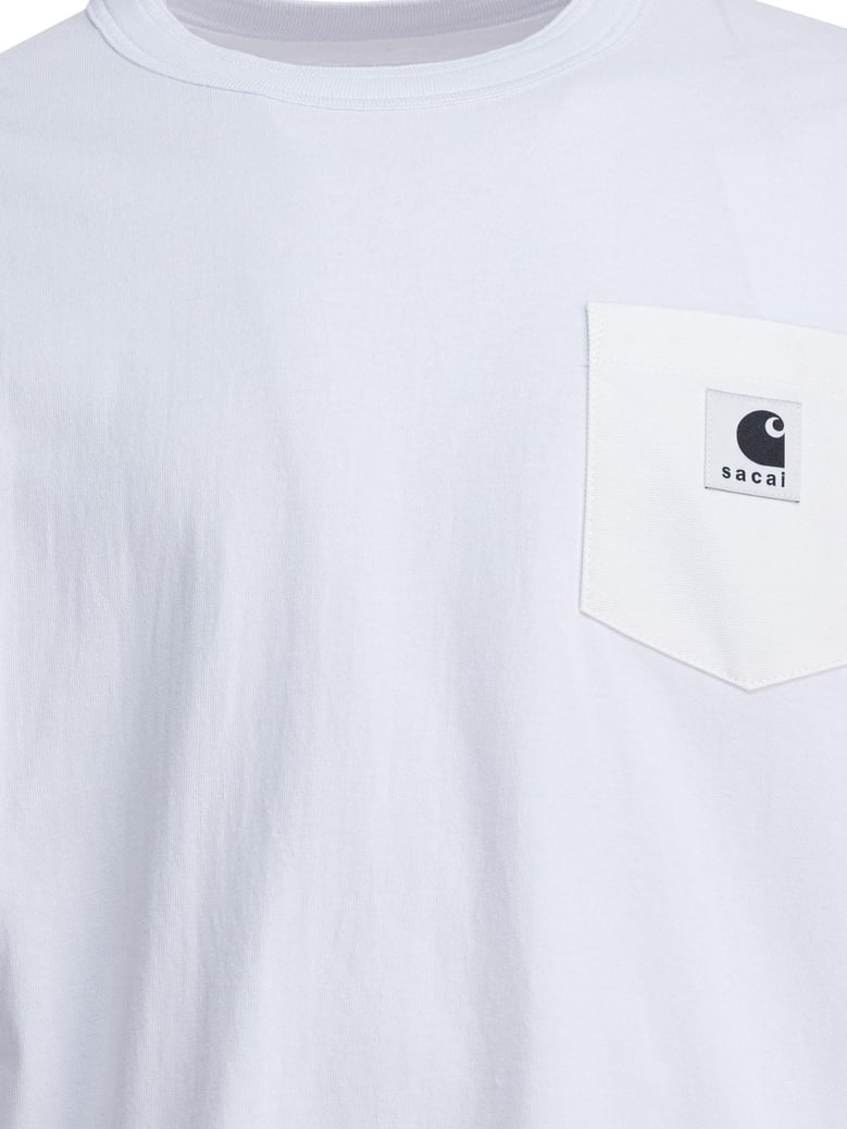 white cotton t-shirt by Selfnex