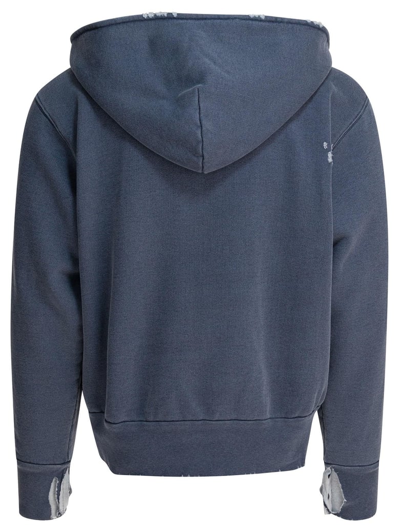 blue organic cotton sweatshirt by Selfnex