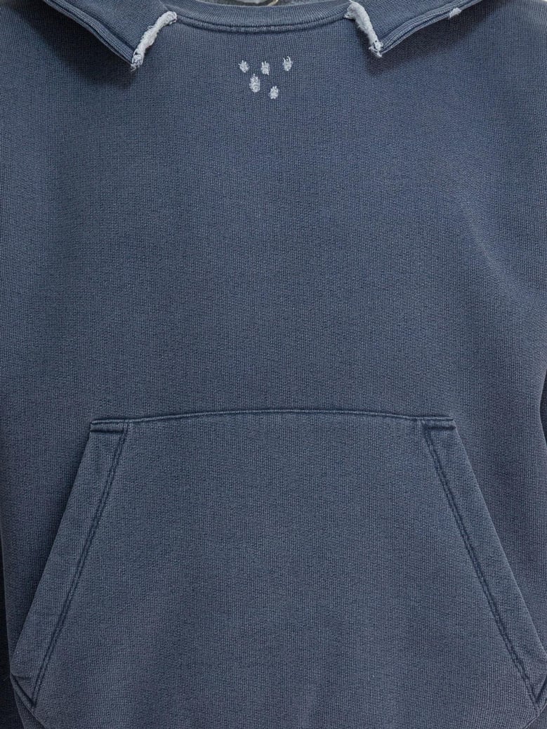 blue organic cotton sweatshirt by Selfnex