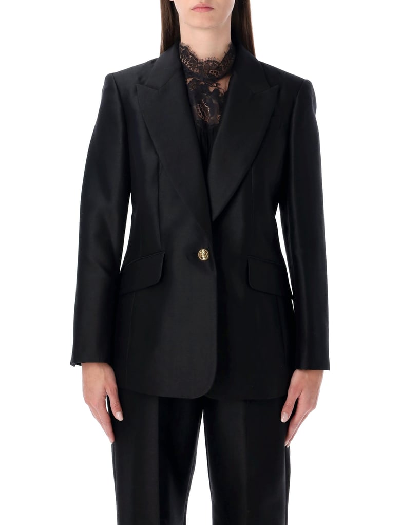zimmermann hypnotic wool-silk blend tailored jacket by Selfnex