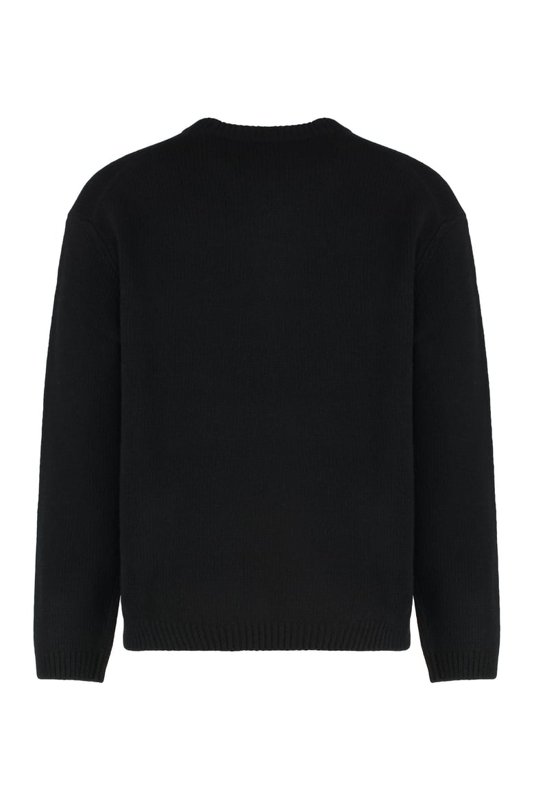 sweater with round neck in wool by Selfnex
