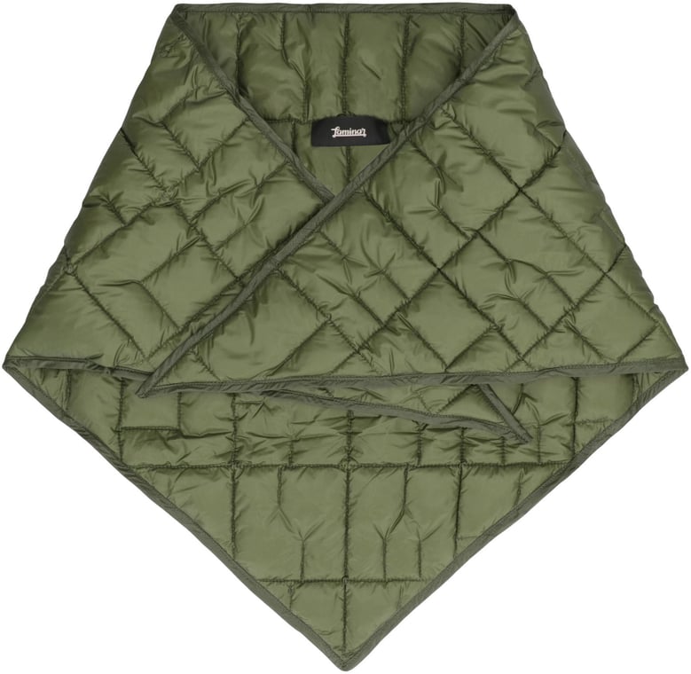 quilted ripstop laminar scarf by Selfnex