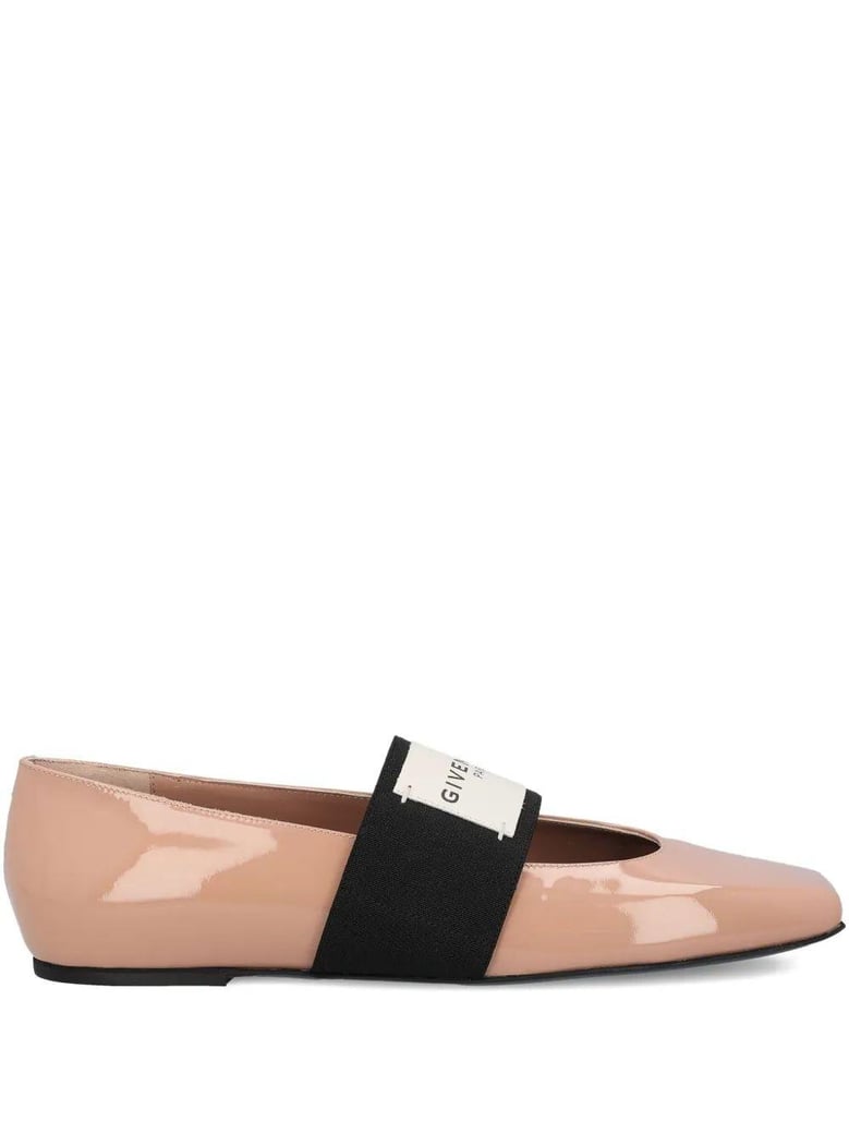 ballerina sliced square in patent leather by Selfnex