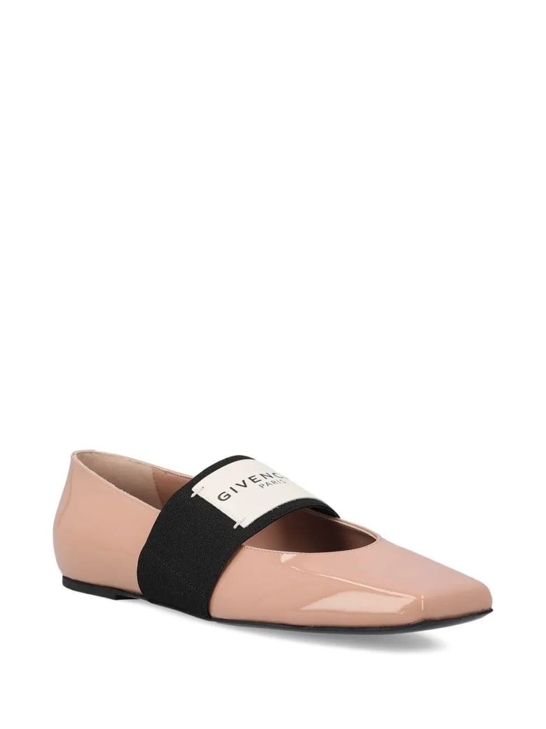 ballerina sliced square in patent leather by Selfnex