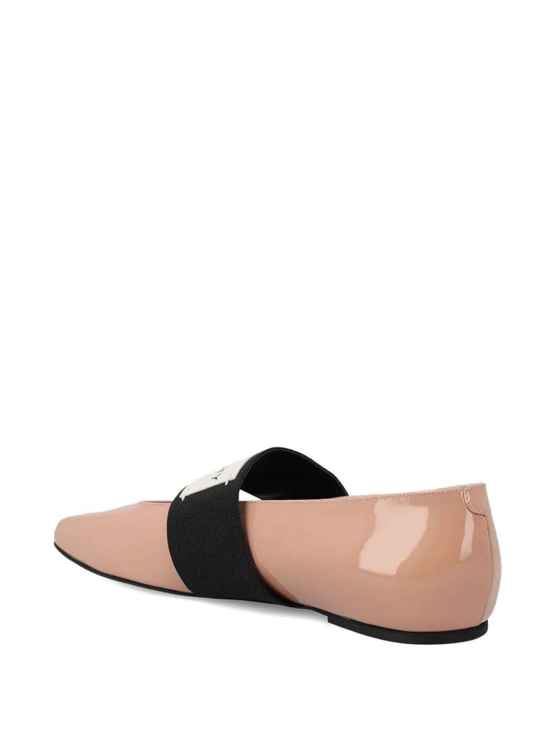 ballerina sliced square in patent leather by Selfnex