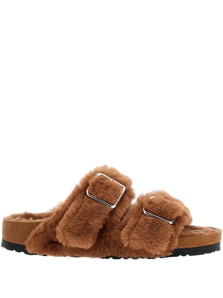 arizona shearling sandals by Selfnex