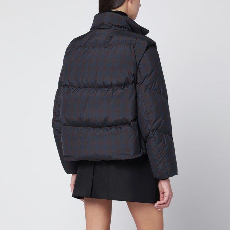 brown laminar jacket by Selfnex
