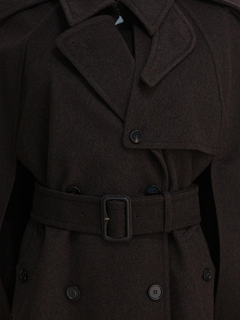 brown cashmere jacket by Selfnex