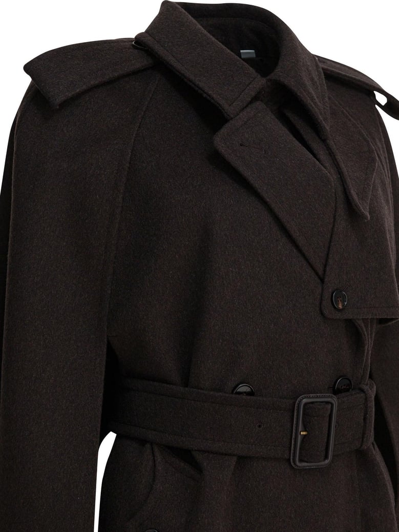 brown cashmere jacket by Selfnex