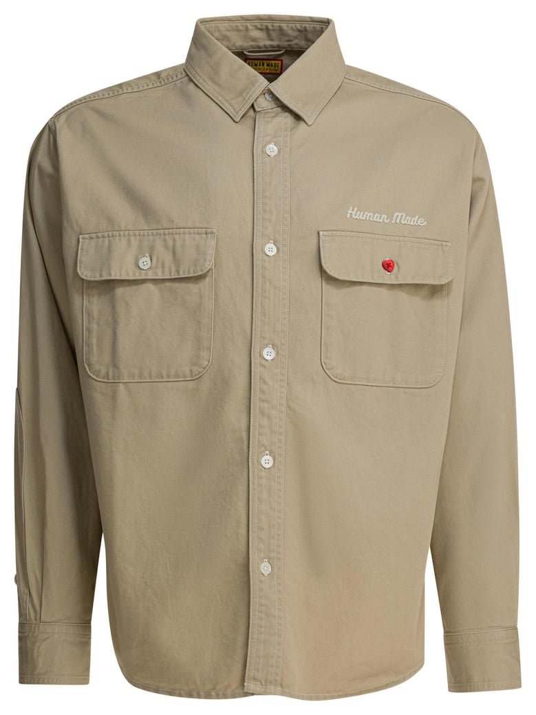 beige cotton jacket by Selfnex