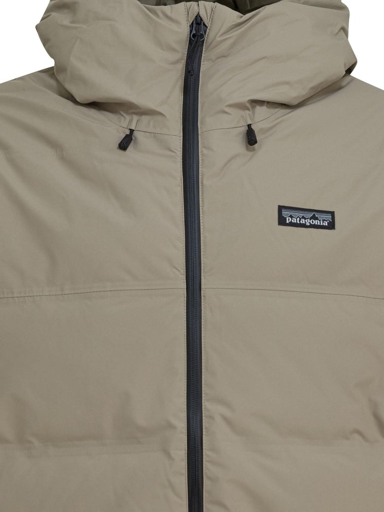 beige recycled polyester jacket by Selfnex