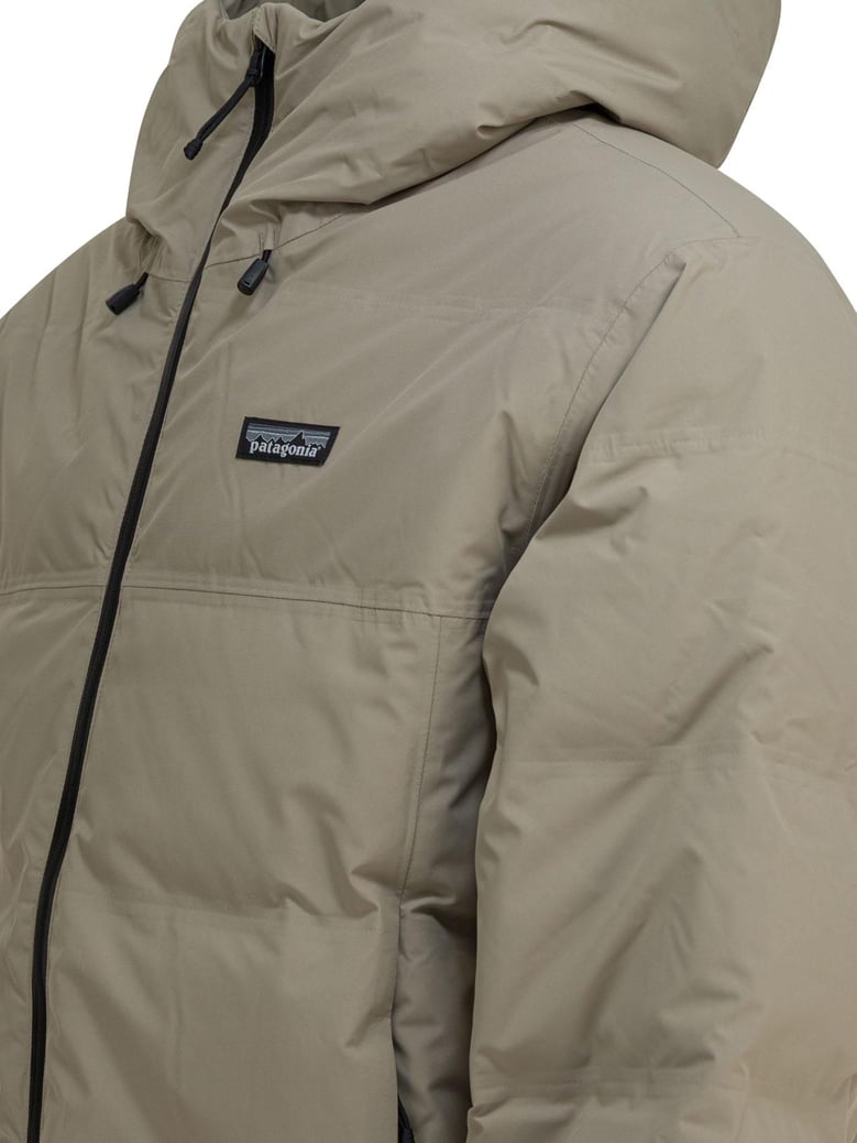 beige recycled polyester jacket by Selfnex