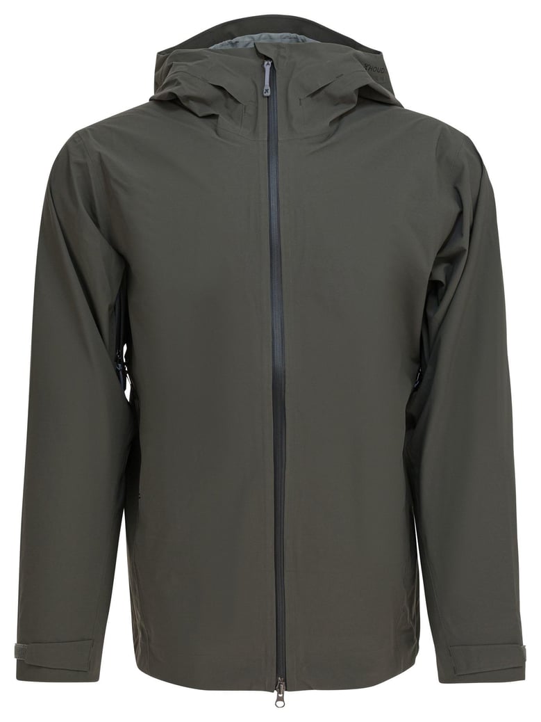 green recycled polyester jacket by Selfnex