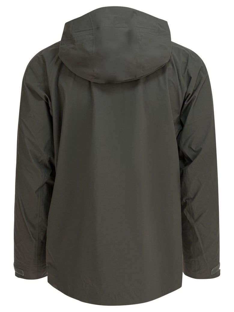 green recycled polyester jacket by Selfnex
