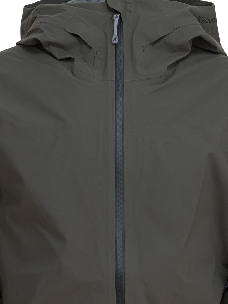 green recycled polyester jacket by Selfnex