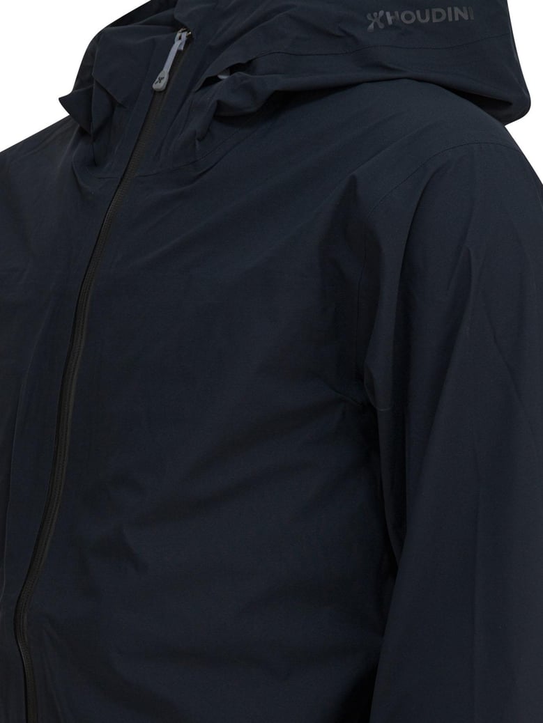 black recycled polyester jacket by Selfnex