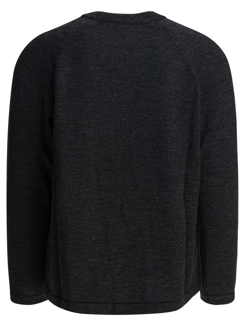 grey wool knitwear by Selfnex