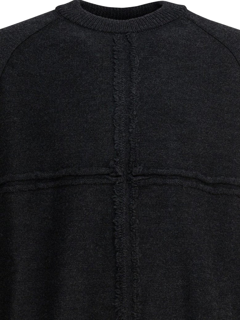 grey wool knitwear by Selfnex
